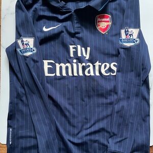Nike Arsenal Navy Soccer Jersey long sleeve